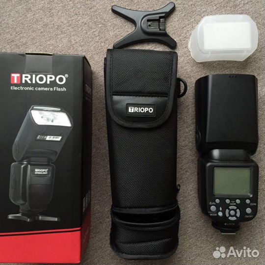 Вспышка высокоскоростная Triopo tr586exE-TTL,I-TTL