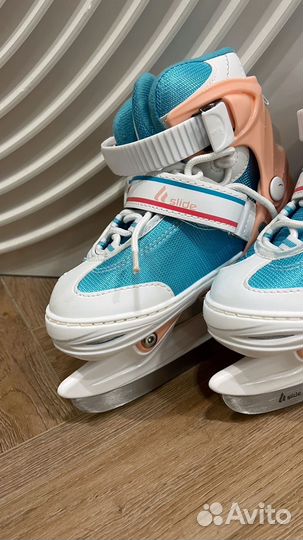 Коньки раздвижные размер 30 33