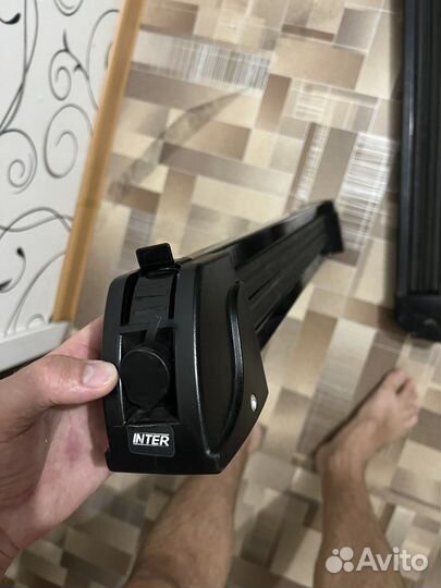 Автобагажник, зажим прищепка на 4 пары лыж/досок