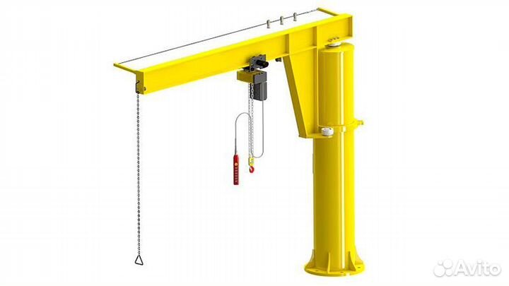 Кран консольный поворотный