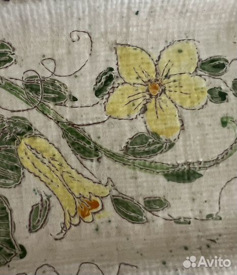 Блюдо керамика, Франция, авторская ручная работа