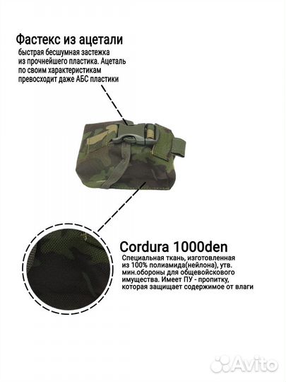 Подсумок гранатный Multicam Tropic