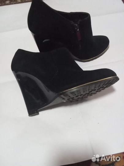 Туфли женские осенние 37 замшевые новые