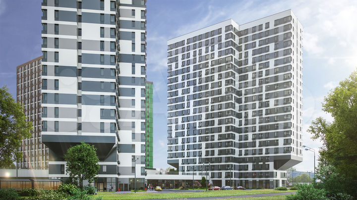 Апартаменты-студия, 23,3 м², 20/21 эт.