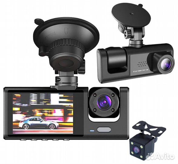 Видеорегистратор S11 3 камеры