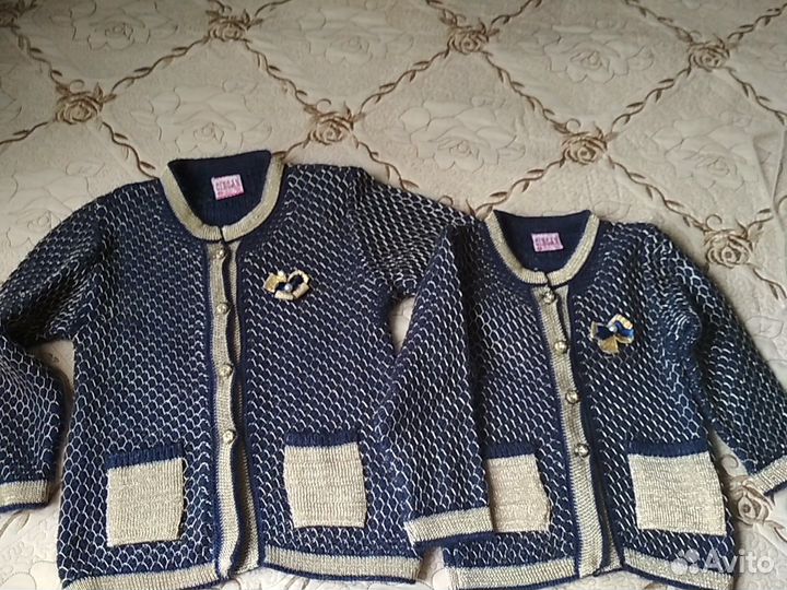 Кофты на сестричек. Турция