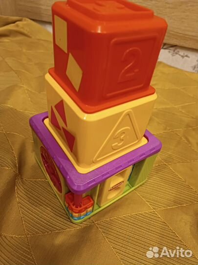 Развивающие игрушки, машинка -сортер, пирамидка