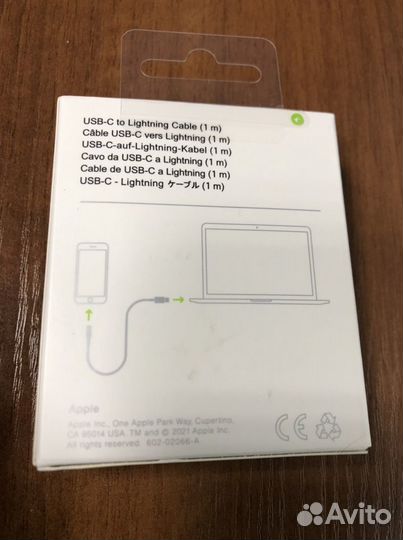 USB-C to Lightning кабель iPhone iPad