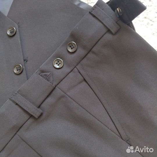 Школьный костюм для мальчика 116-122 чёрный