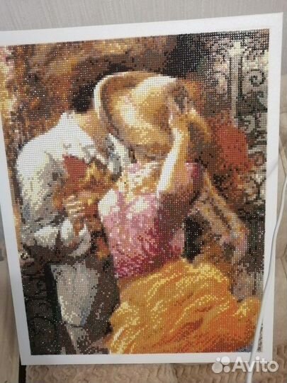 Картина в исполнении алмазная мозаика