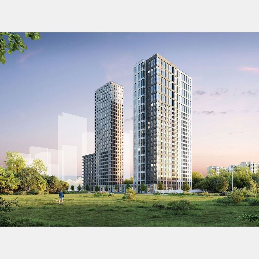 Квартира-студия, 47,9 м², 27/40 эт.