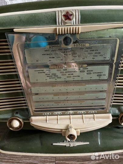 Радиоприемник звезда 54 1954 года редкость