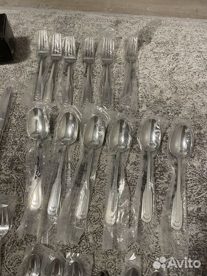 Вилочки десертные Zepter Каприз новые и ложки