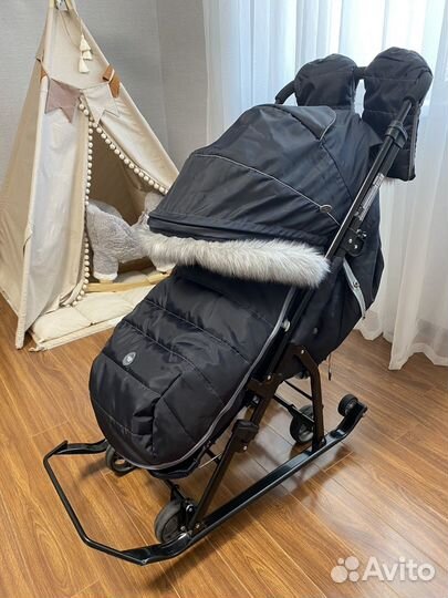 Детские санки коляска ника