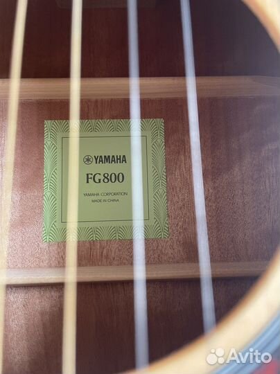 Акустическая гитара yamaha fg800