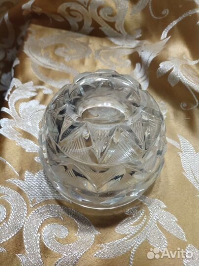 Хрустальная конфетница СССР