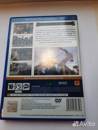 Canis canem edit (Bully) Ps2, pal