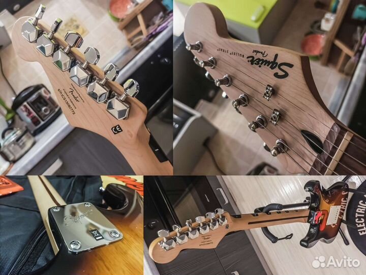 Электрогитара Fender Bullet +Комбоусилитель и т.д