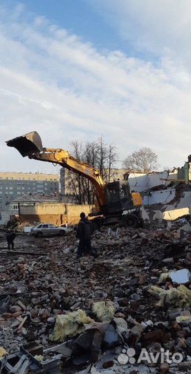 Демонтажные работы. Снос домов