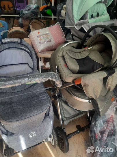 Коляски 3 в 1 и 2 в 1 для новорожденных в Миассе