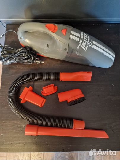 Автомобильный пылесос black decker