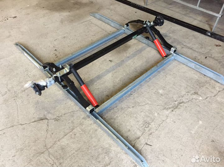 Ось для прицепа мзса 3906.0079 с подрамником