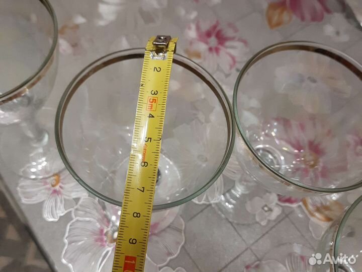 Фужеры перламутровое стекло СССР