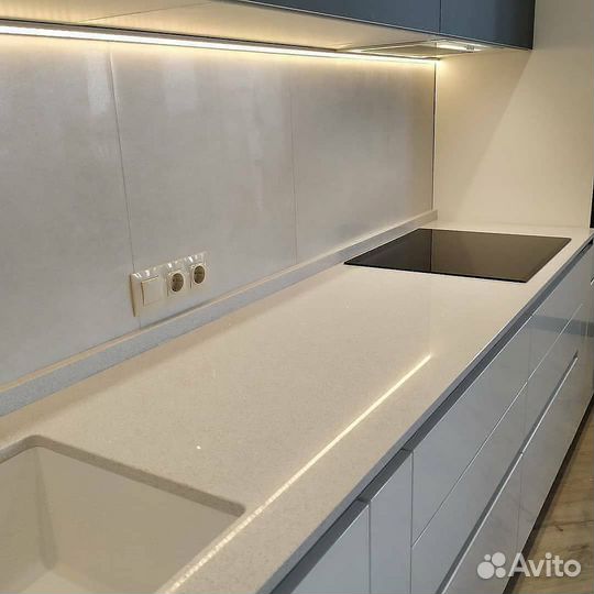 Угловая кухня из мдф на заказ под ключ Мокроус