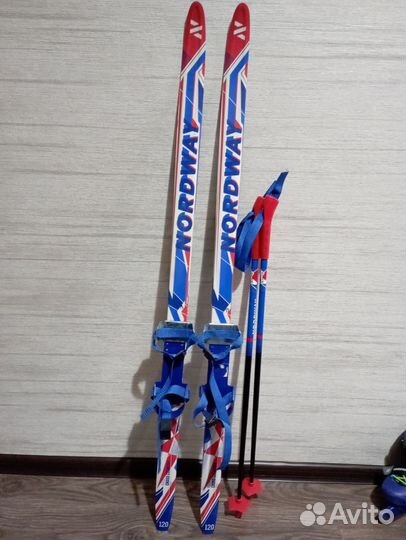 Лыжи детские 120см