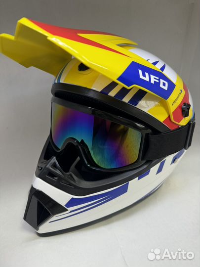 Шлем кроссовый для мотоцикла эндуро