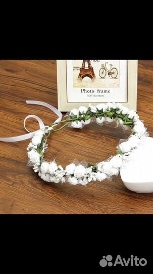 Венок на голову с цветами