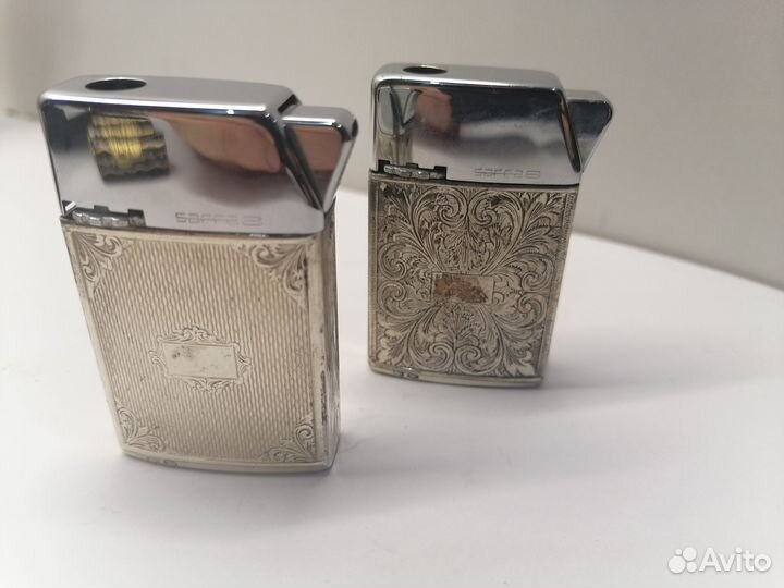 Зажигалки Saffa,серебро 800,Италия