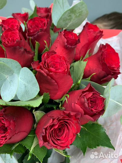 Букет из красных роз