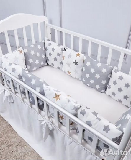 Бортики в кроватку