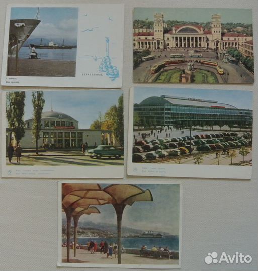 Киев, Одесса, Ялта на старых открытках