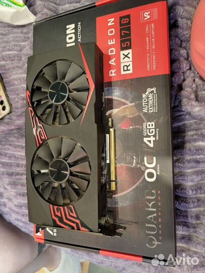 Видеокарта rx570 4 гб