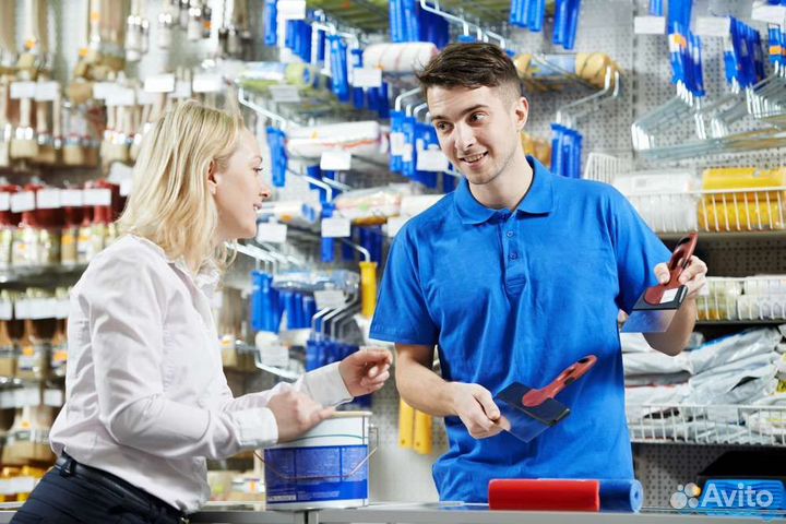 Продавец консультант в строительный магазин