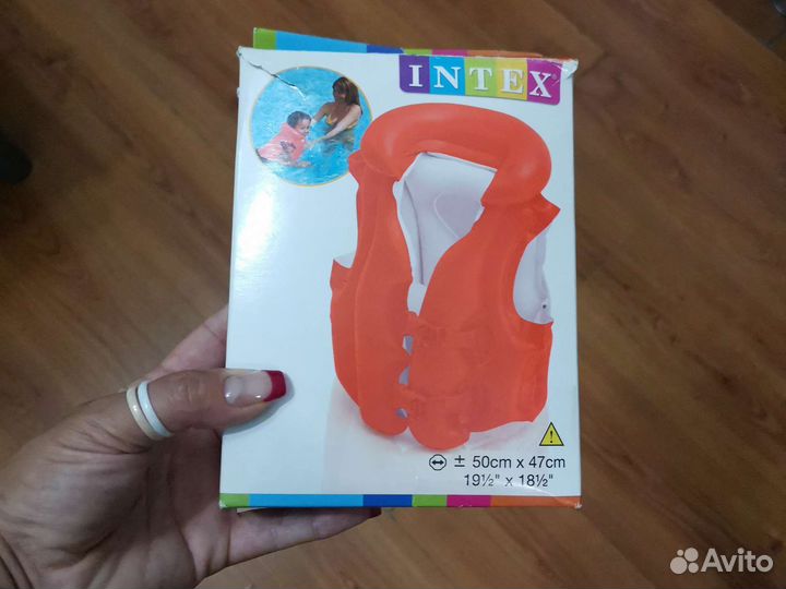 Жилет детский intex для плавания
