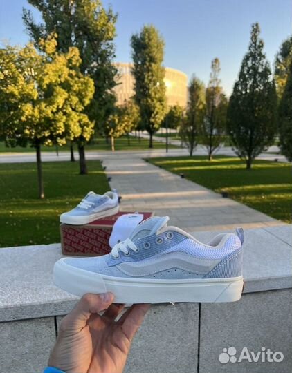 Дутые Vans Knu Skool blue