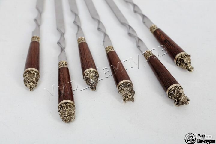 Набор шампуров в чехле 