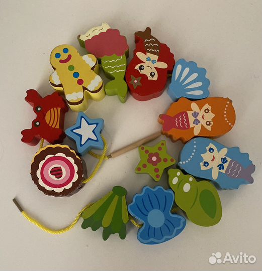 Развивающие игры, шнуровка 2 набора