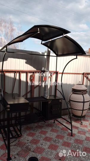 Беседка с мангалом