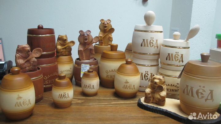 Бочата для меда из липы в ассортименте