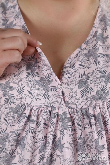 Оптом. Сорочка - розовый №Н-88055