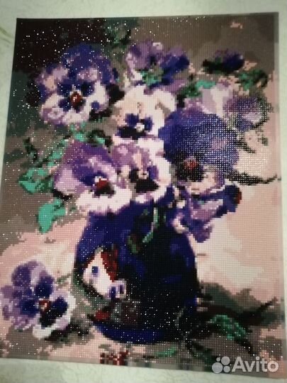 Картина из алмазной мозаики на подрамнике