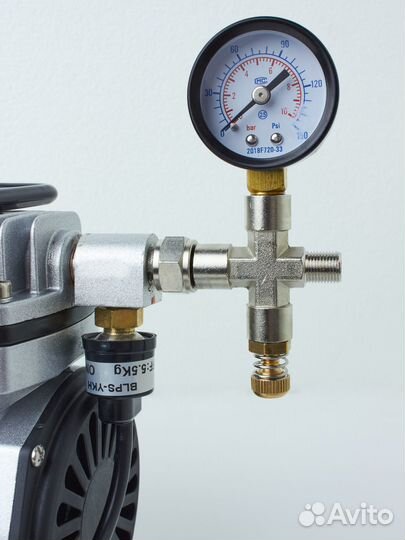 Компрессор аэрационный AF19-2 безмасляный воздушный компрессор с активным охлаждением, до 5.5 бар