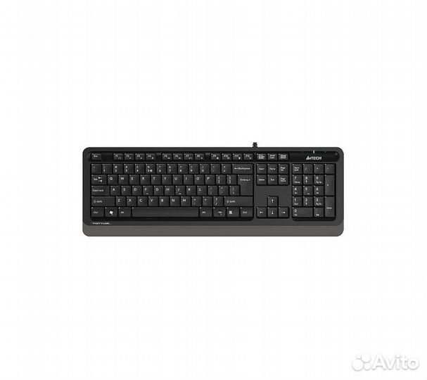Клавиатура A4Tech Fstyler FK10, черный/серый