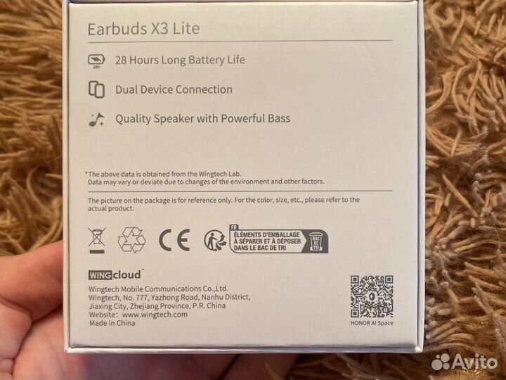 Honor choice earbuds x3 lite