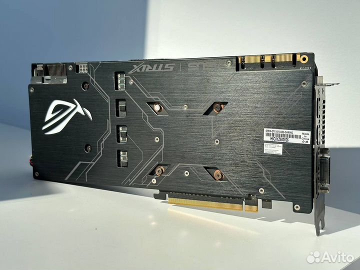 Видеокарта asus ROG strix 1070 8 GB