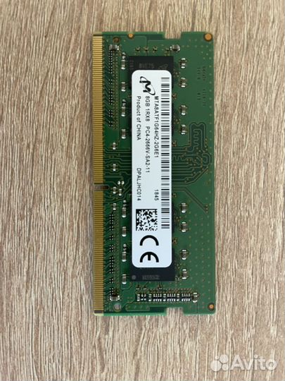 Оперативная память ddr4 для ноутбука 8gb
